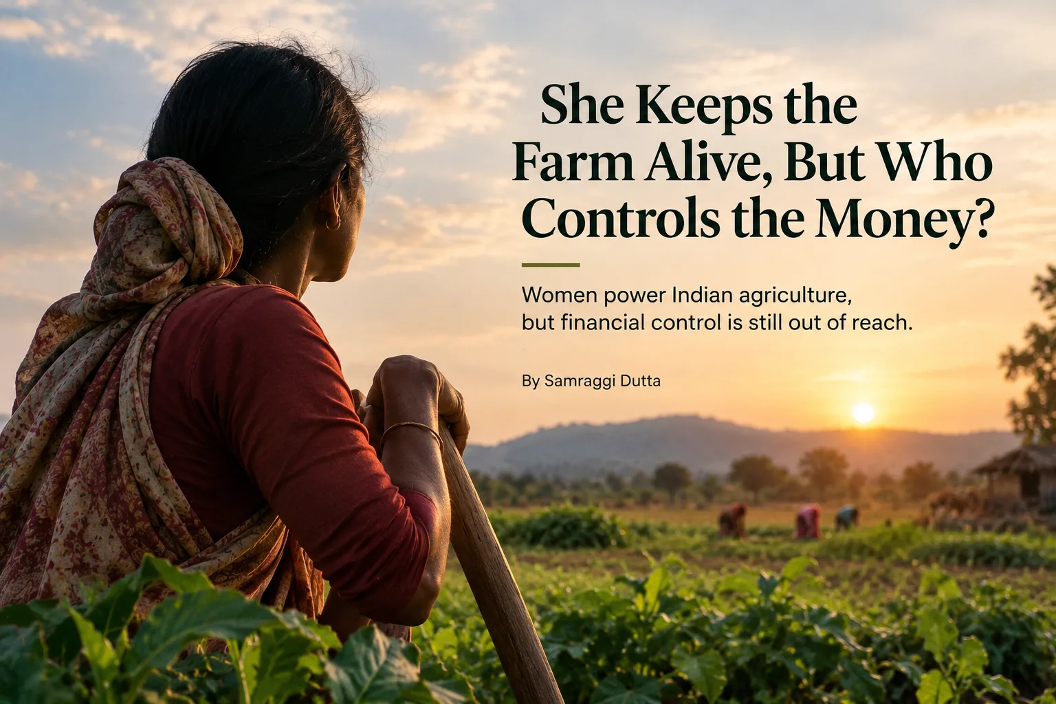 She Keeps the Farm Alive, But Who Controls the Money?