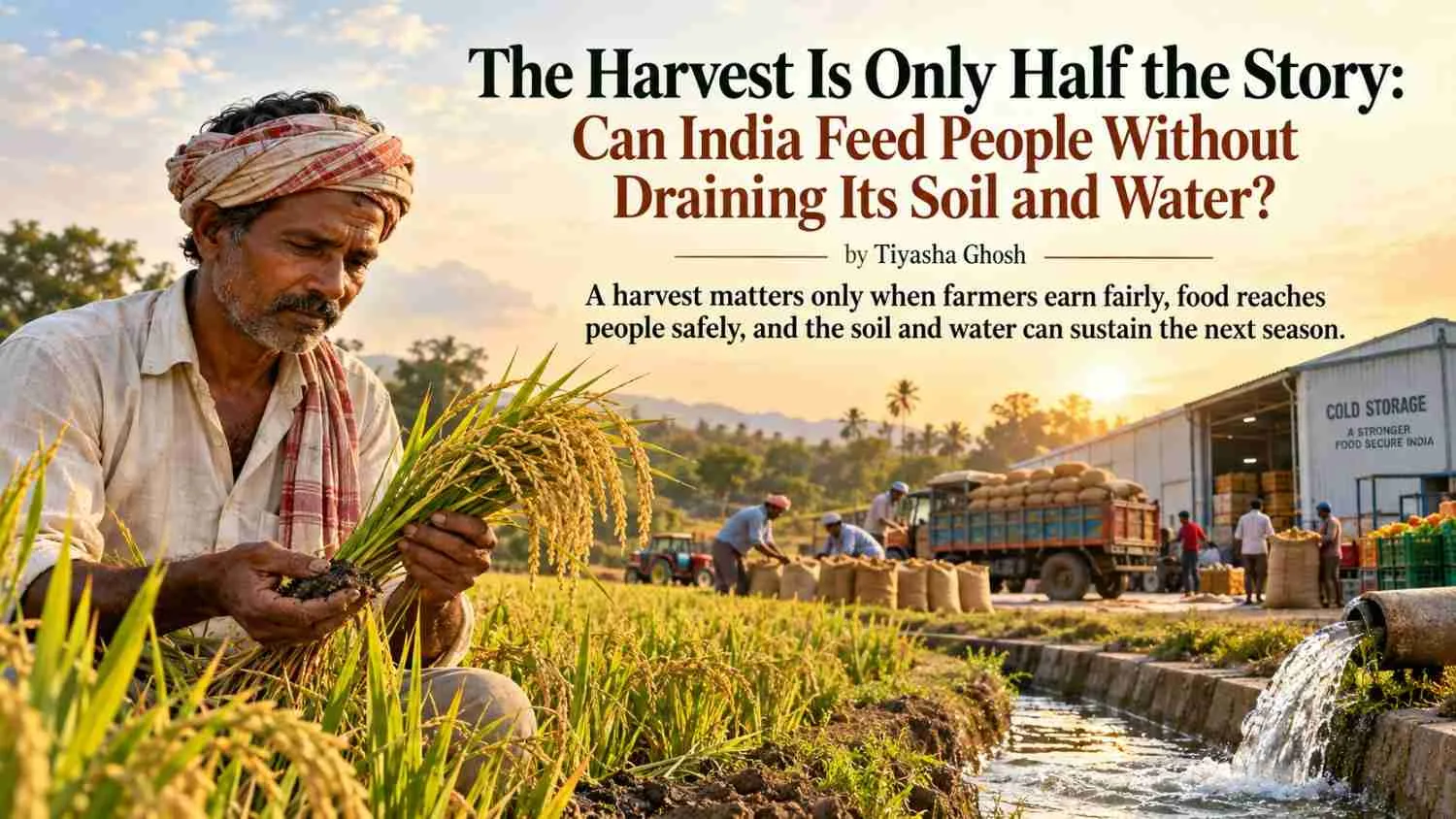 The Harvest Is Only Half the Story: Can India Feed People Without Draining Its Soil and Water?